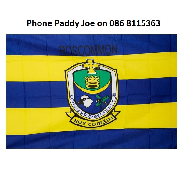 Paddy Joe - "The Barber", Church St., Roscommon. Phone 086 8115363